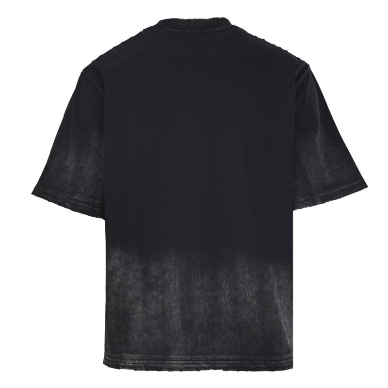 Black Distressed Beverage Cup Graphic T-Shirt view