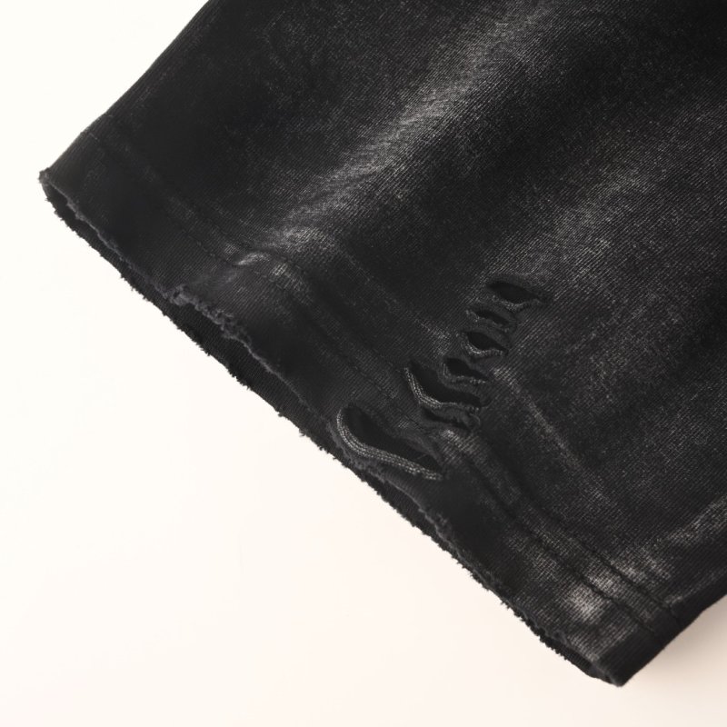 Black Distressed Beverage Cup Graphic T-Shirt view