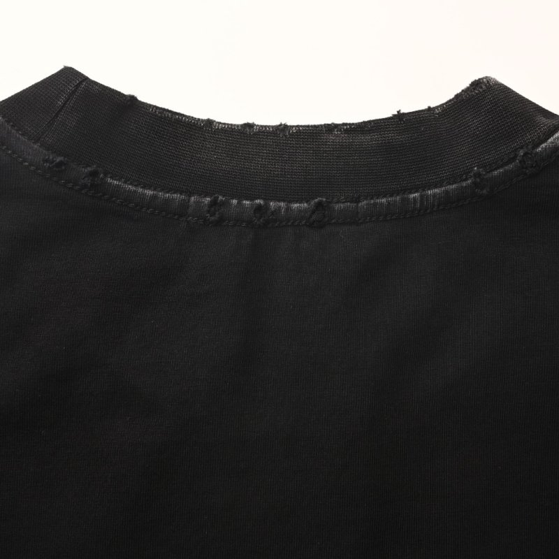 Black Distressed Beverage Cup Graphic T-Shirt view