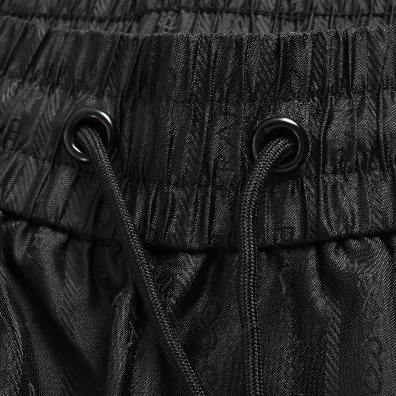 Prada Black Nylon Drawstring Shorts view