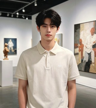 Alo White Short-Sleeve Polo Shirt view 5