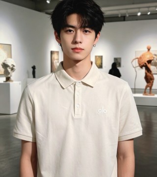 Alo White Short-Sleeve Polo Shirt view 7
