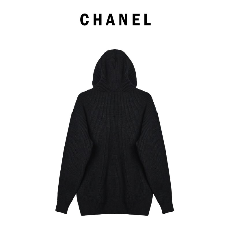 Essentials Black Ribbed Zip Hoodie view