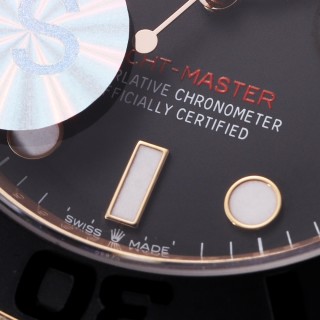 Rolex Yacht-Master 42mm Gold Black Dial Watch view 3