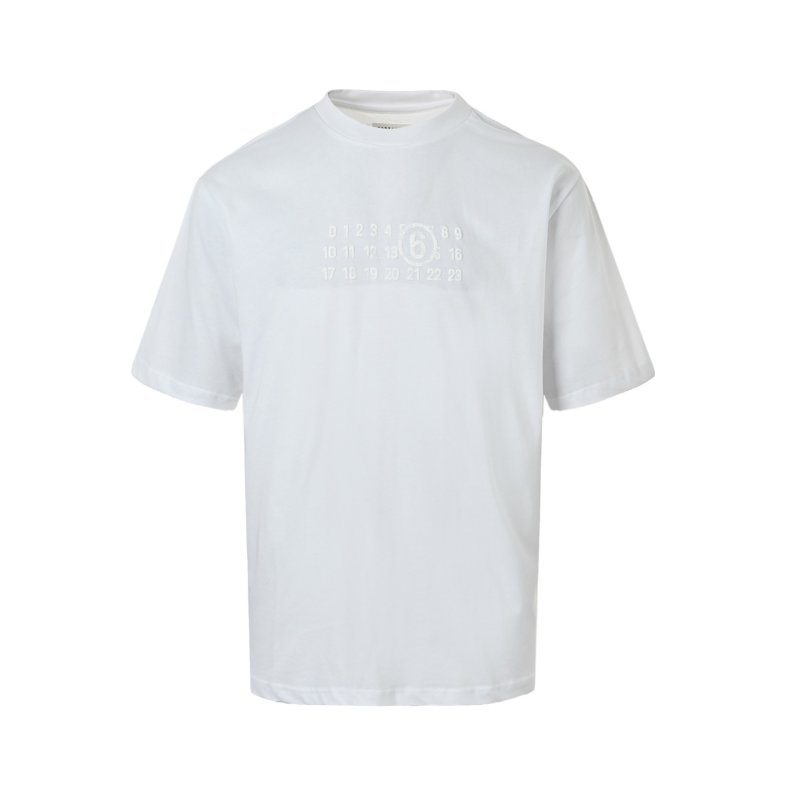 Premium White Crew Neck Short Sleeve T-Shirt view