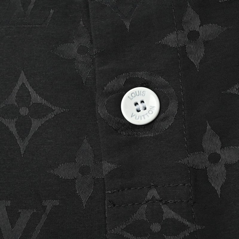 Louis Vuitton Monogram Polo Shirt Black view