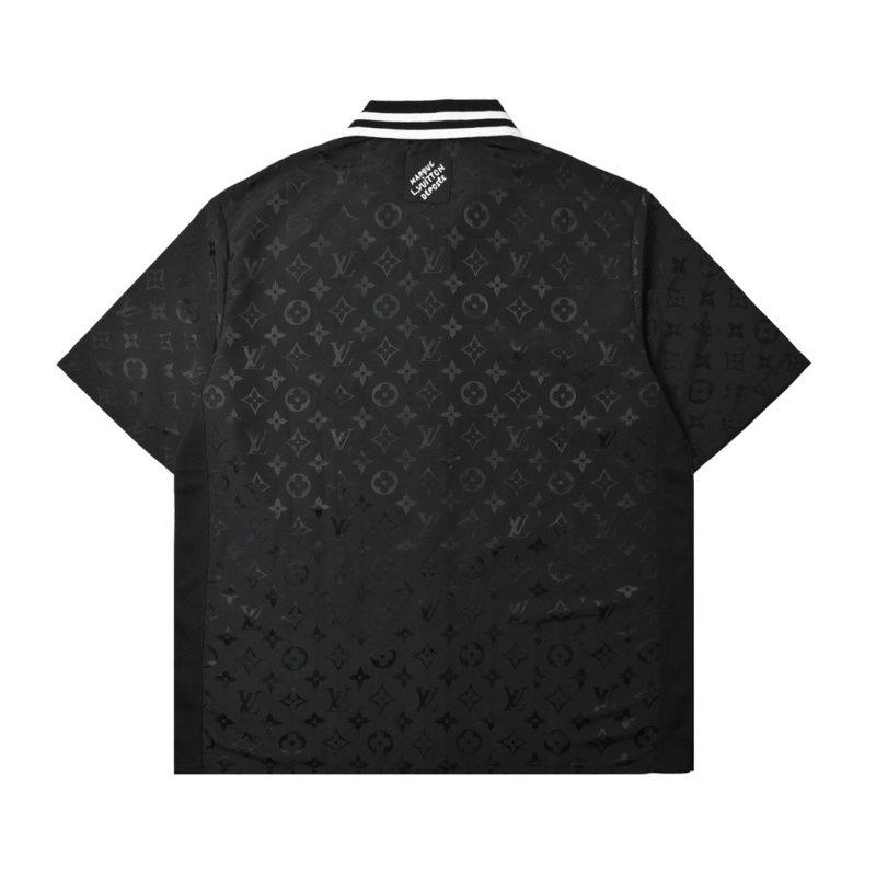 Louis Vuitton Monogram Polo Shirt Black view
