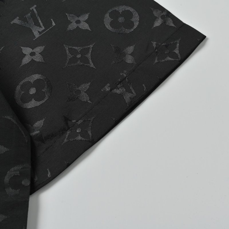 Louis Vuitton Monogram Polo Shirt Black view