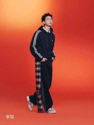 Adidas Originals Black Graphic Hoodie with Dragon Embroidery view 6