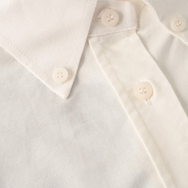 Prada White Long-Sleeve Button-Up Shirt view