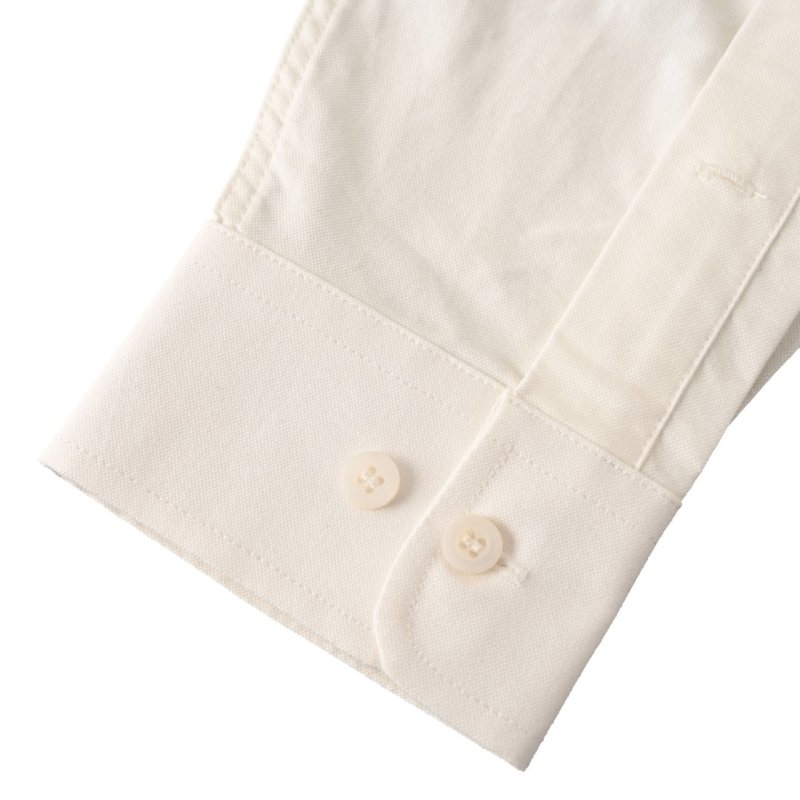 Prada White Long-Sleeve Button-Up Shirt view