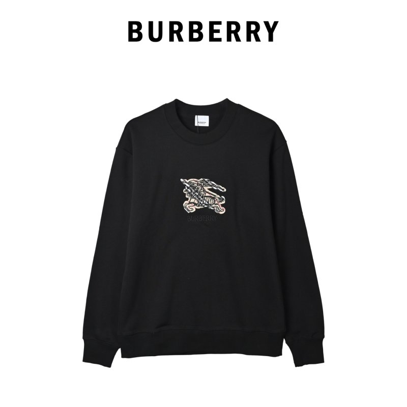 Burberry EKD Embroidered Black Hoodie view