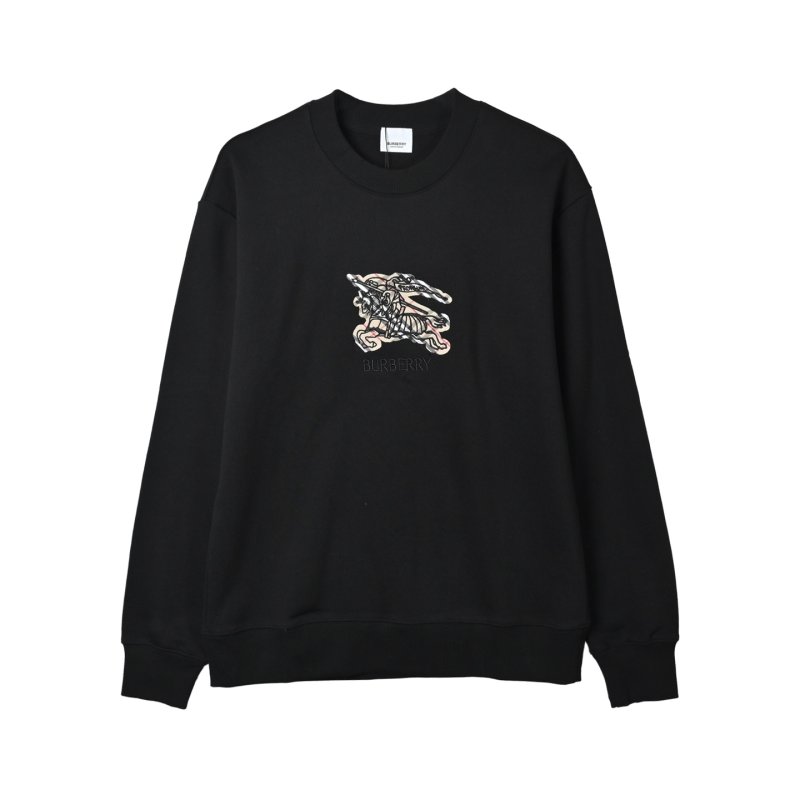 Burberry EKD Embroidered Black Hoodie view