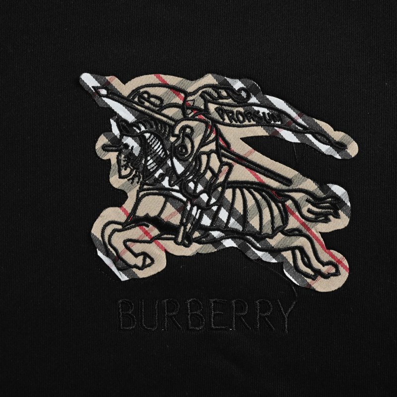 Burberry EKD Embroidered Black Hoodie view