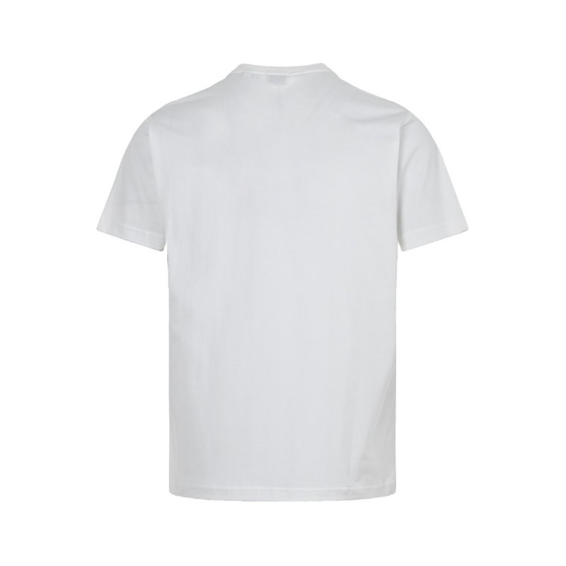 White Graphic Print Short Sleeve T-Shirt view