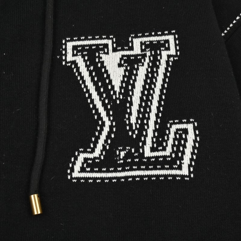Black Zip Hoodie Jacket with Embroidered Logo view