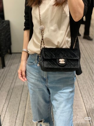 Velvet Pearl Ball Chain Shoulder Bag - Burgundy view 5