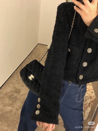 Velvet Pearl Ball Chain Shoulder Bag - Burgundy view 9