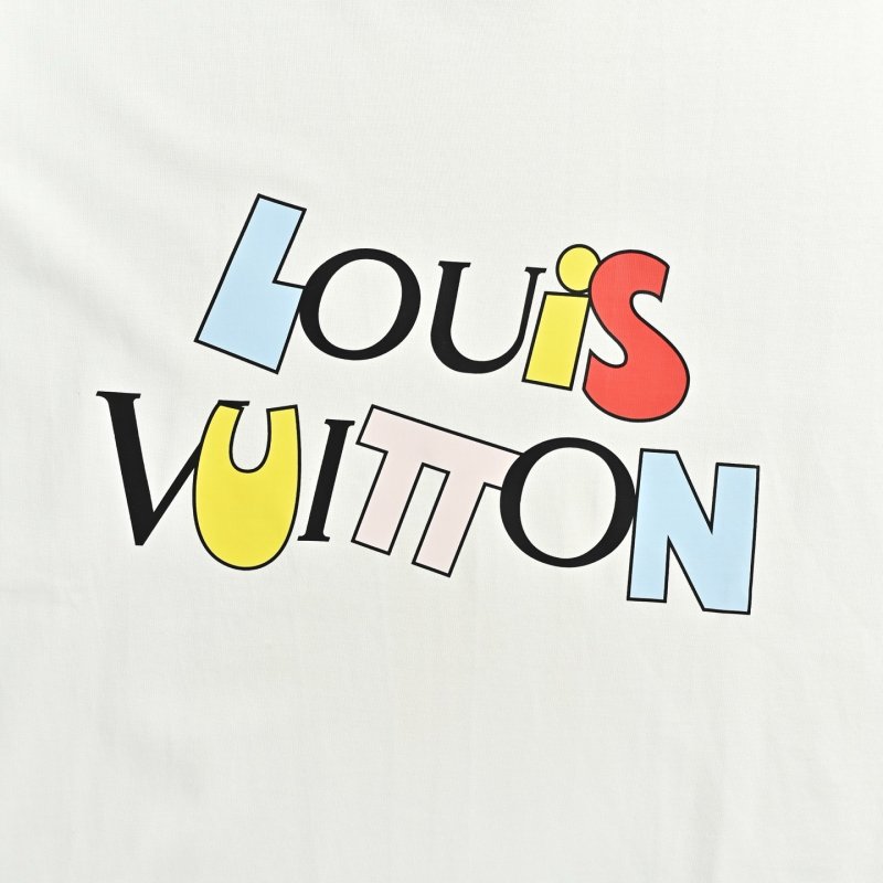Louis Vuitton Colorblock Logo White T-Shirt view