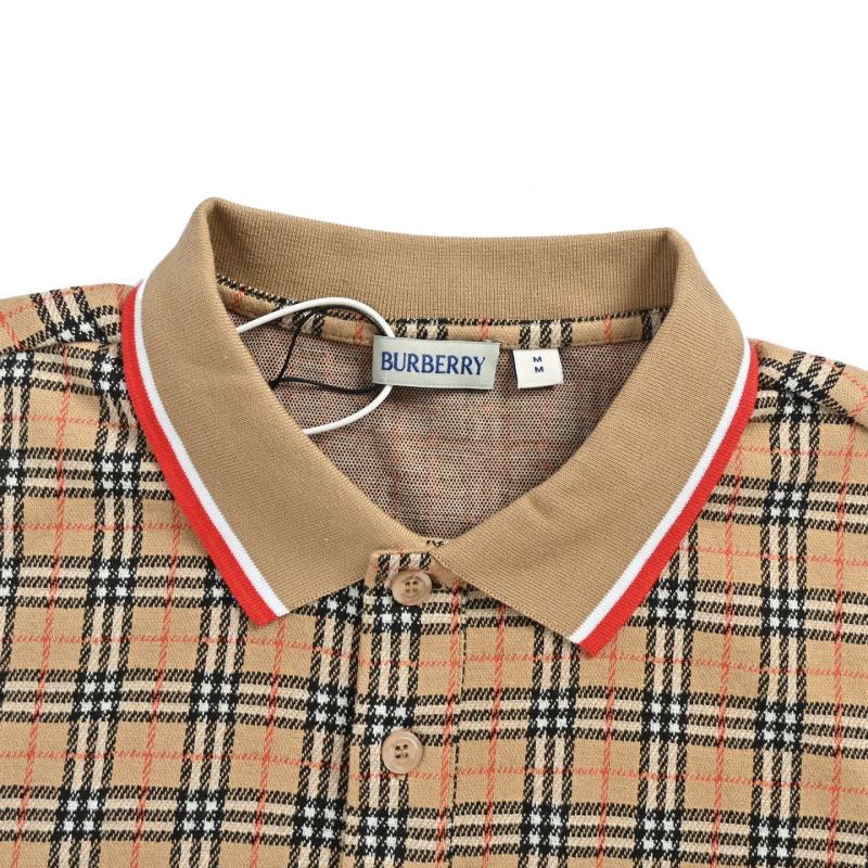 Beige Plaid Short Sleeve Shirt view