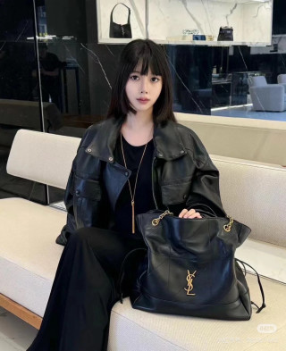 Saint Laurent Black Leather Chain Shoulder Bag view 3