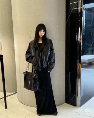 Saint Laurent Black Leather Chain Shoulder Bag view 9