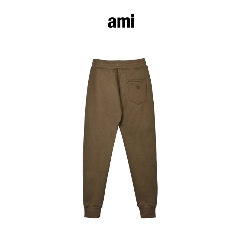 Olive Green Joggers with Heart Detail view
