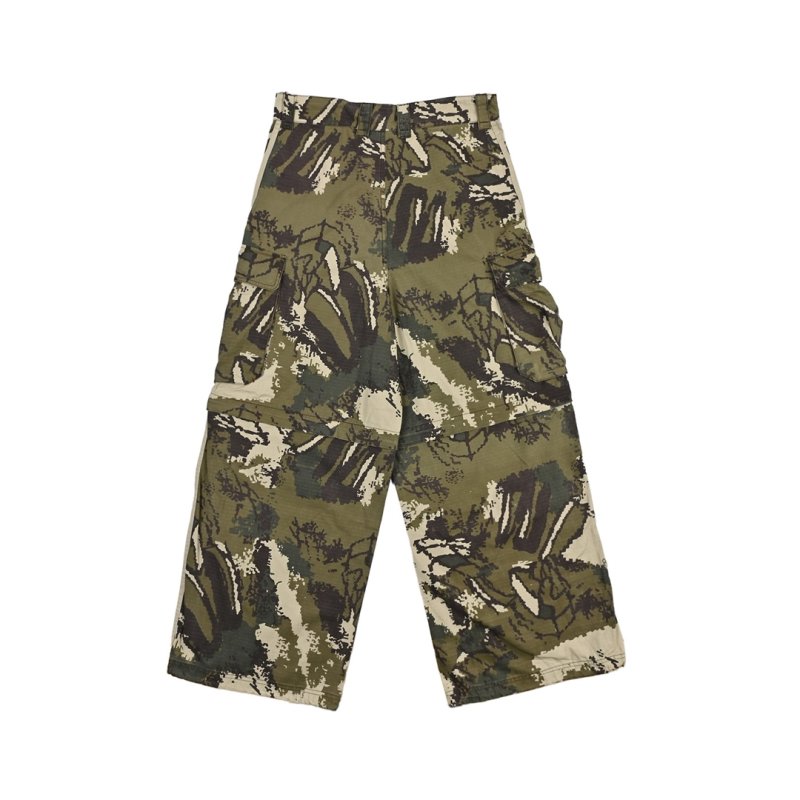 Adidas Camouflage Cargo Pants Khaki Multi-Pocket view