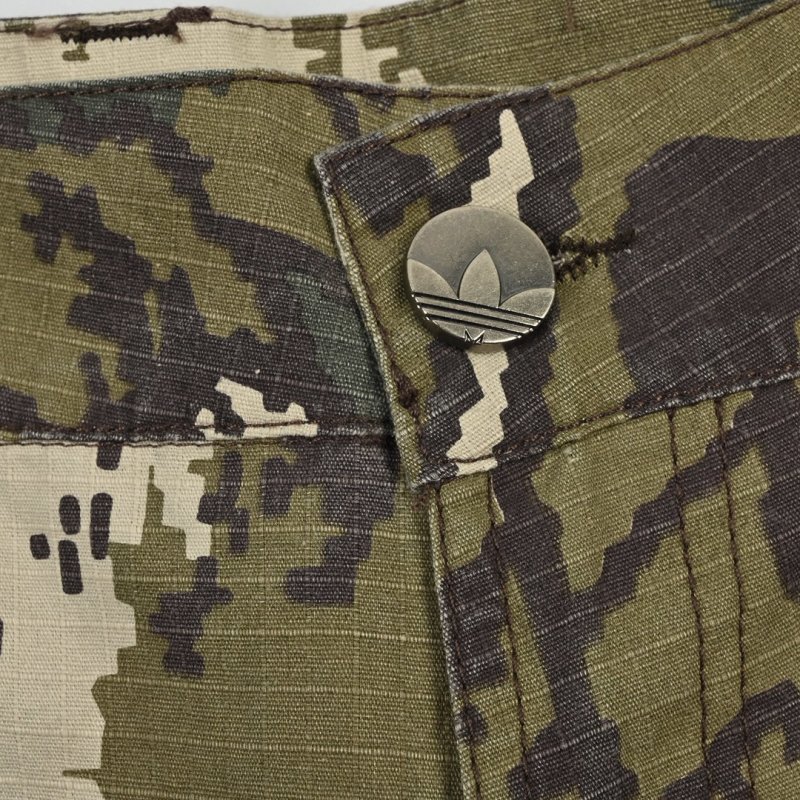 Adidas Camouflage Cargo Pants Khaki Multi-Pocket view