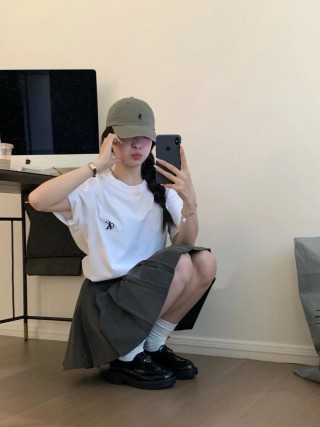 Calvin Klein Jeans Logo Cream Short Sleeve T-Shirt view 8