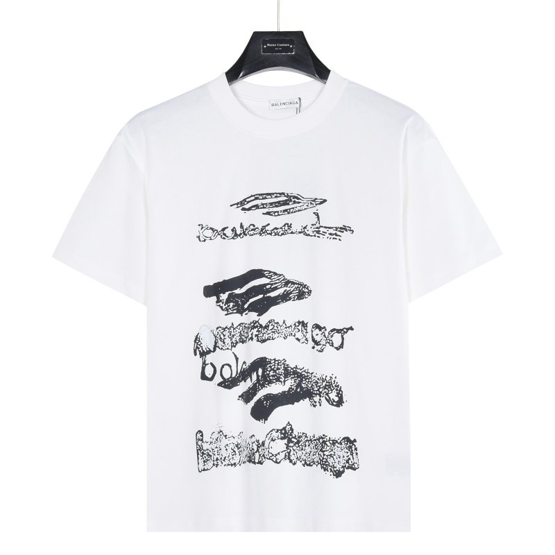 Burberry White Graphic Print Short Sleeve T-Shirt view