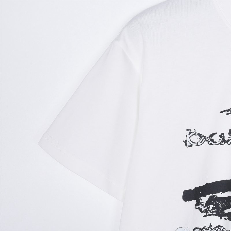 Burberry White Graphic Print Short Sleeve T-Shirt view