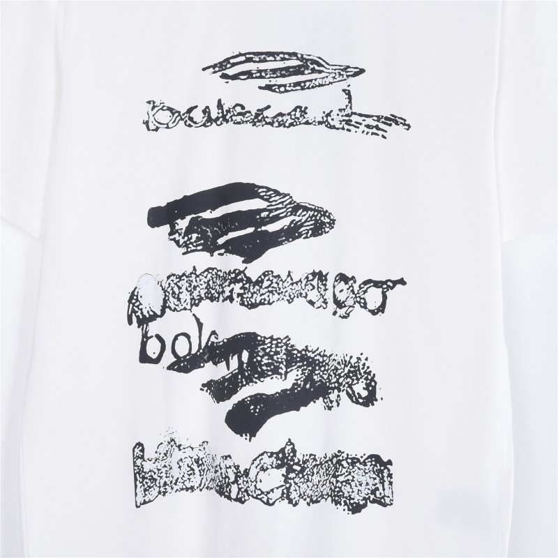 Burberry White Graphic Print Short Sleeve T-Shirt view