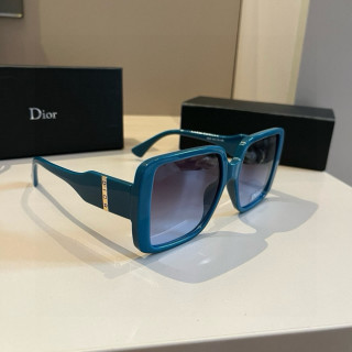 Dior Square Oversized Sunglasses Teal Blue