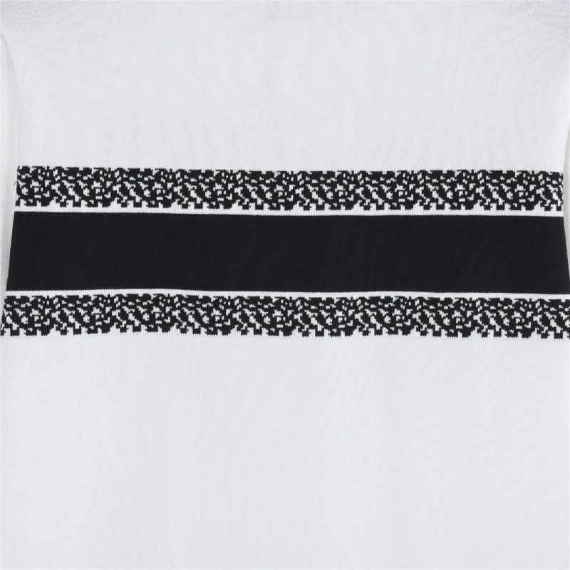 Dior White Monogram Logo Short Sleeve T-Shirt view