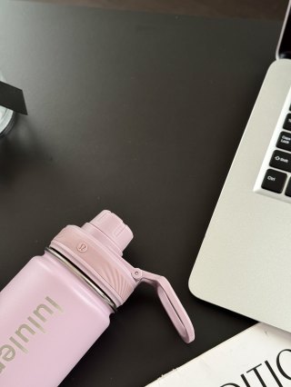 Lululemon Insulated Water Bottle 500ml Blush Pink view 2