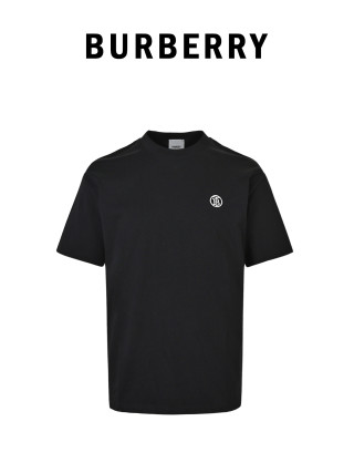 Moncler Black Crewneck Short Sleeve T-Shirt view 4