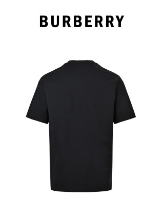 Moncler Black Crewneck Short Sleeve T-Shirt view 5