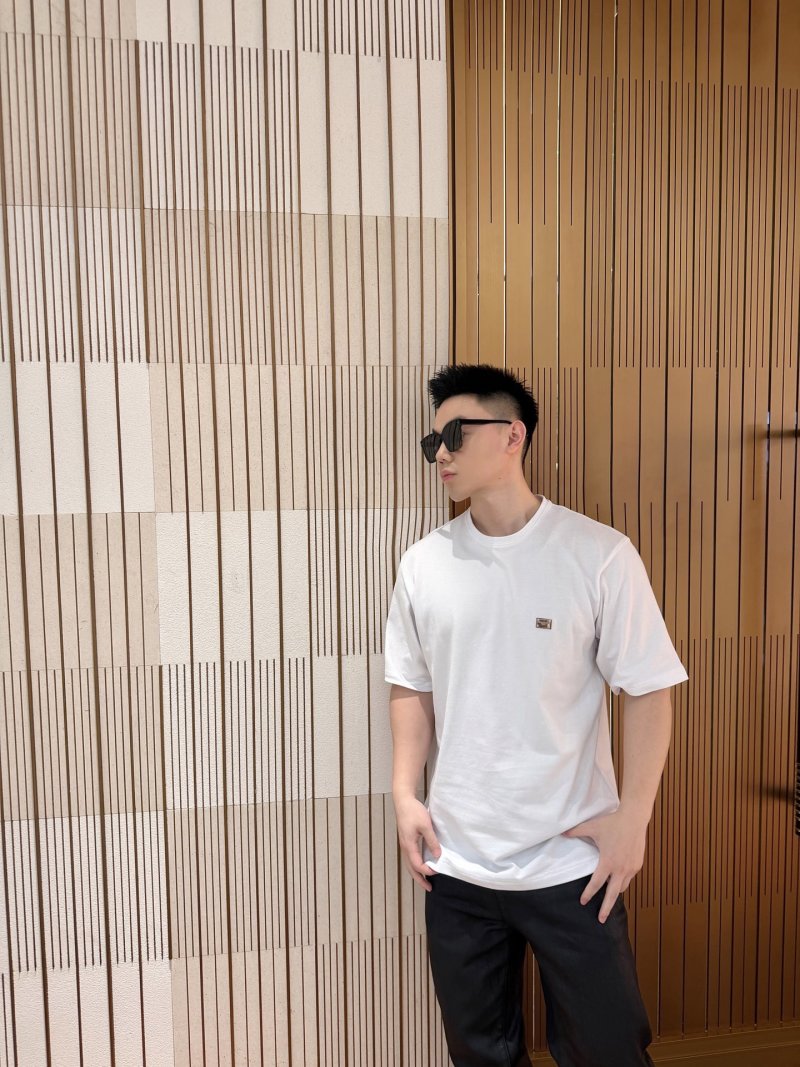 Premium White Short Sleeve T-Shirt with Chest Logo view
