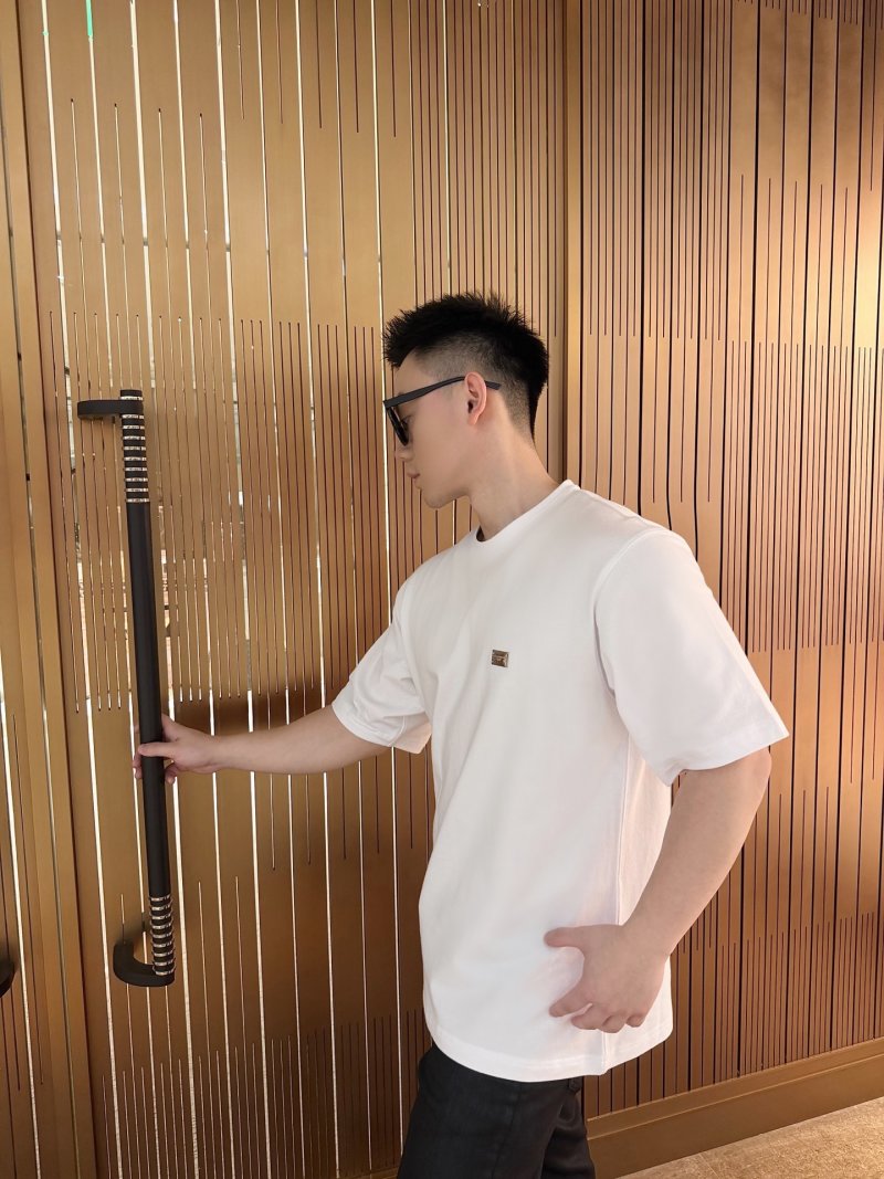 Premium White Short Sleeve T-Shirt with Chest Logo view
