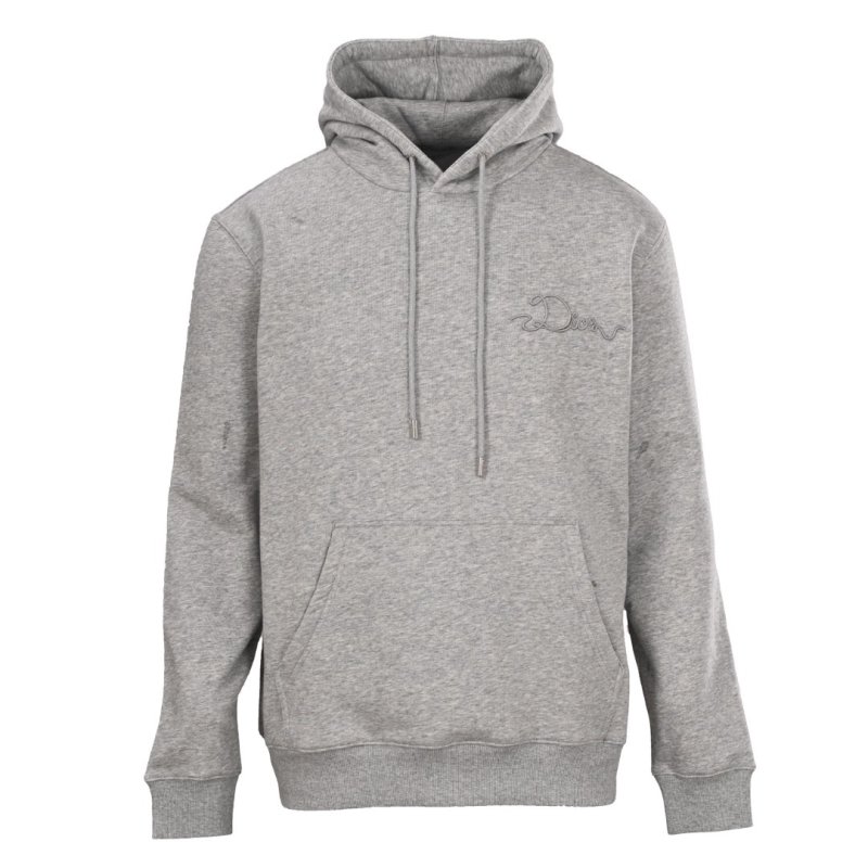 Dior Grey Logo Hoodie view