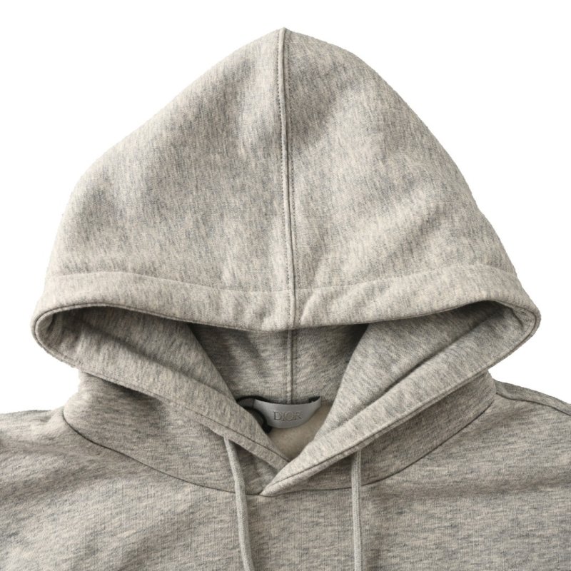 Dior Grey Logo Hoodie view