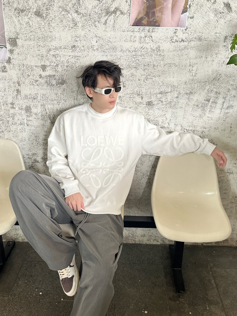 Loewe White Logo Sweatshirt view