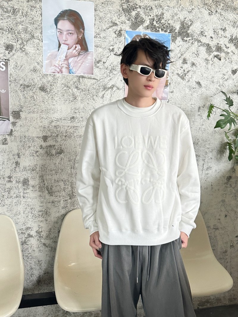 Loewe White Logo Sweatshirt view
