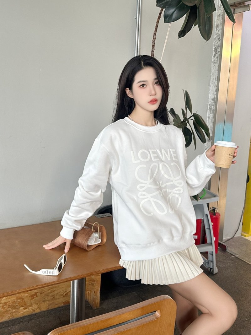 Loewe White Logo Sweatshirt view