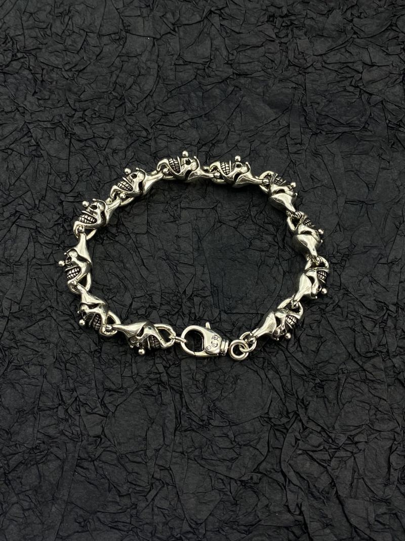 Chrome Hearts Clown Jester Silver Bracelet view