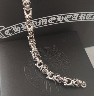 Chrome Hearts Clown Jester Silver Bracelet view 8
