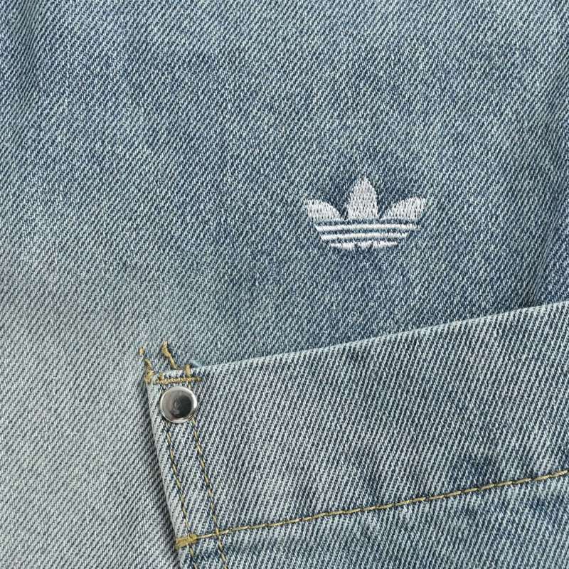Vintage Wash Cargo Jeans Medium Blue view