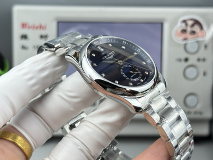 Longines Master Collection Moonphase 40mm Automatic Watch Silver view 6