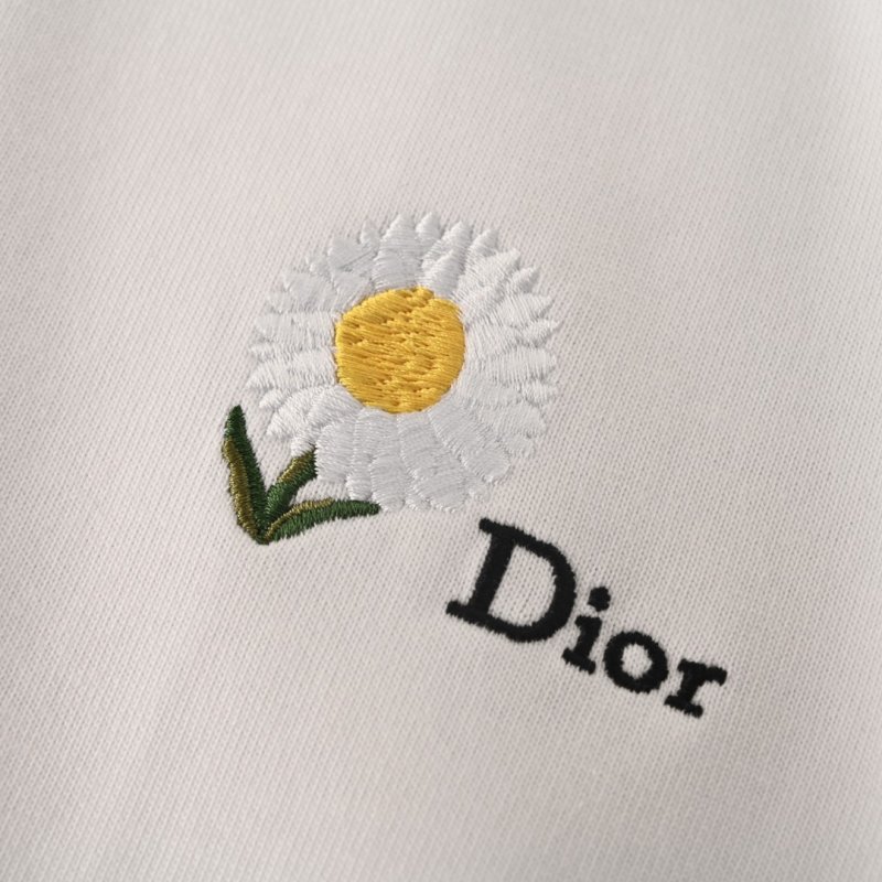 Dior Bee Logo White Short Sleeve T-Shirt view